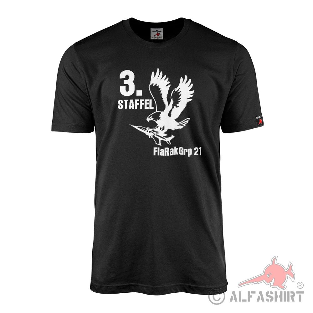 T-Shirt FlaRakGrp Flugabwehrraketengruppe 21 Sanitz MV Flugabwehr #44538
