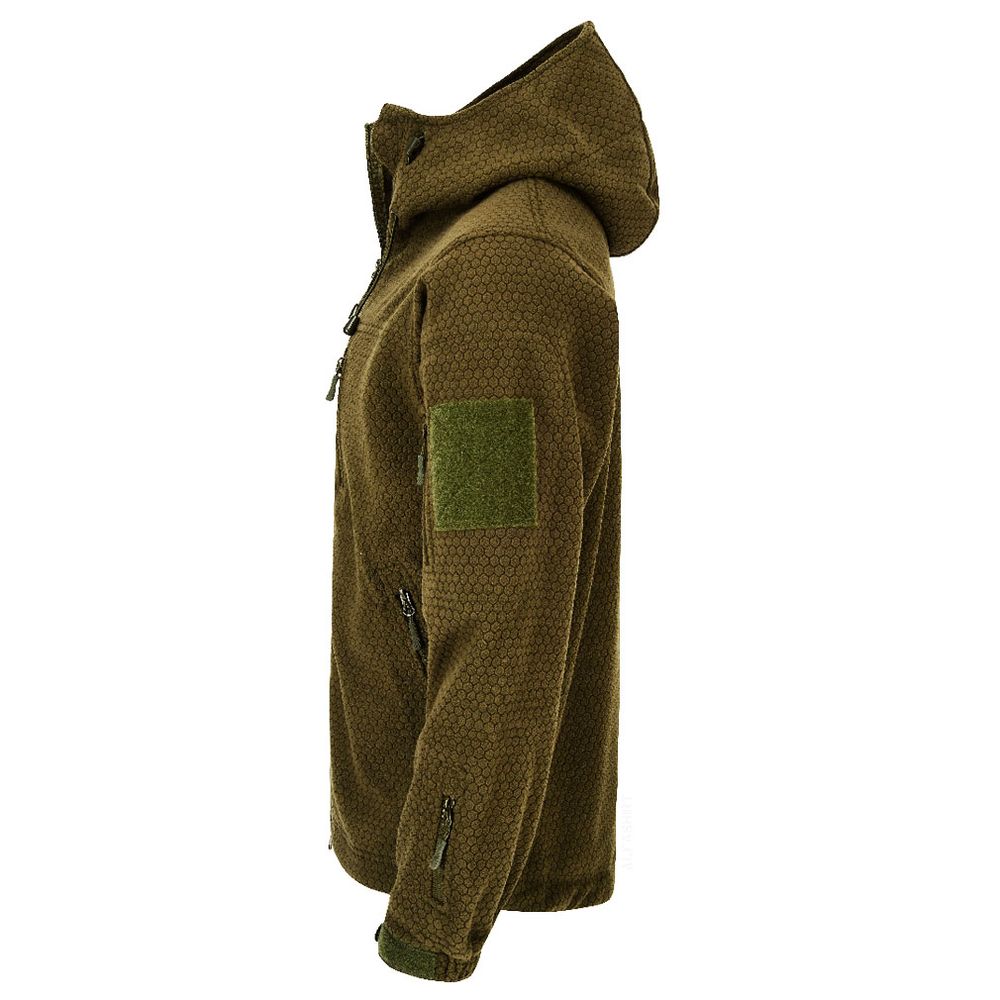 Hexagon Tactical Fleece jacket transition jacket slightly warm honeycomb pattern Windproof