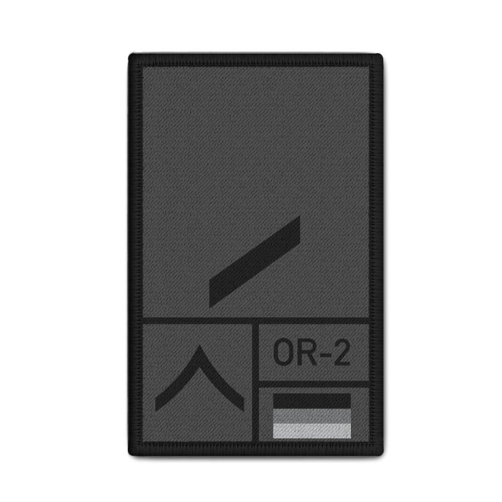 Rank Patch Bundeswehr Heer Luftwaffe Marine Grau #BW-Patch