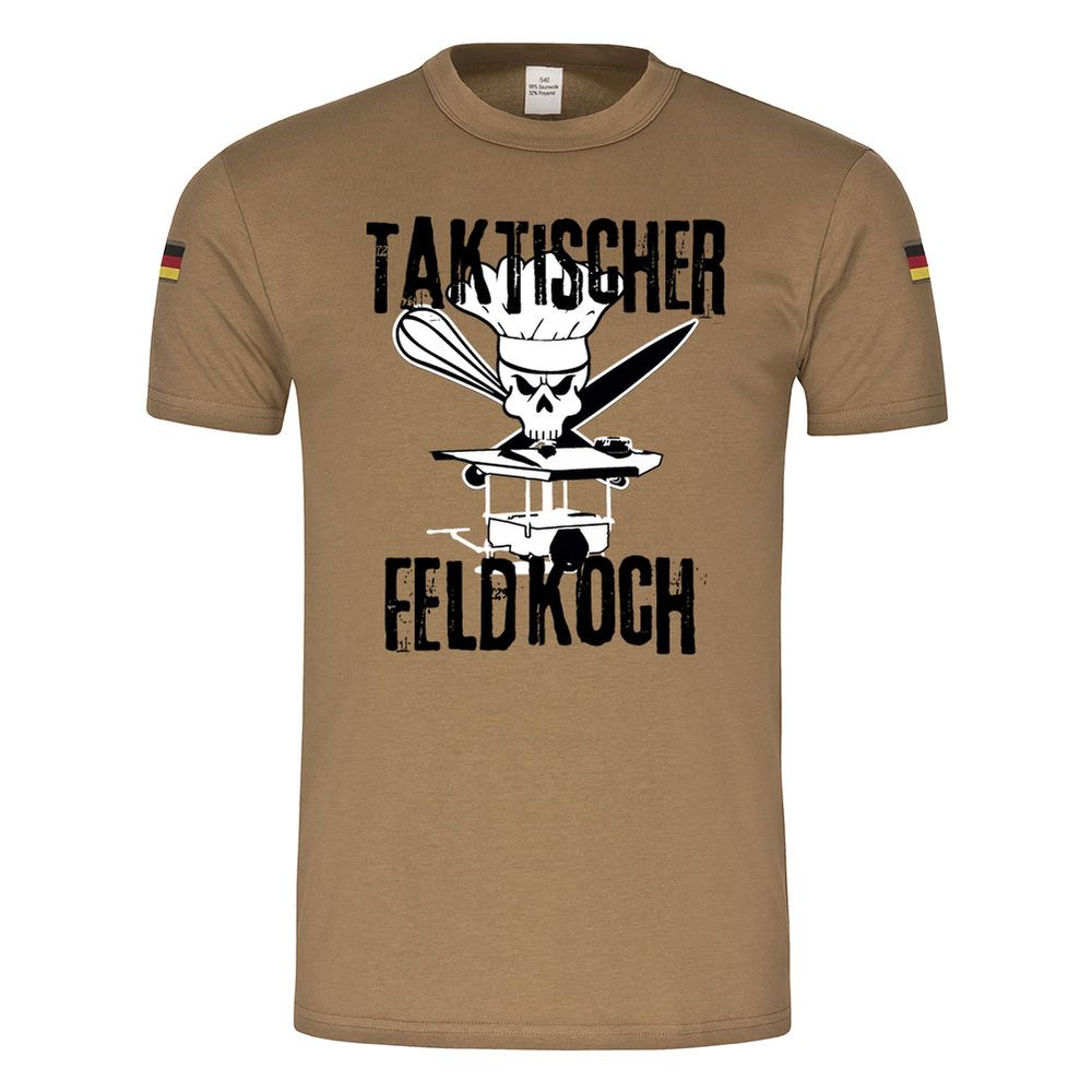 BW Tropen Taktischer Feldkoch Feldküche Bundeswehr Essen Chefkoch T-Shirt#23618