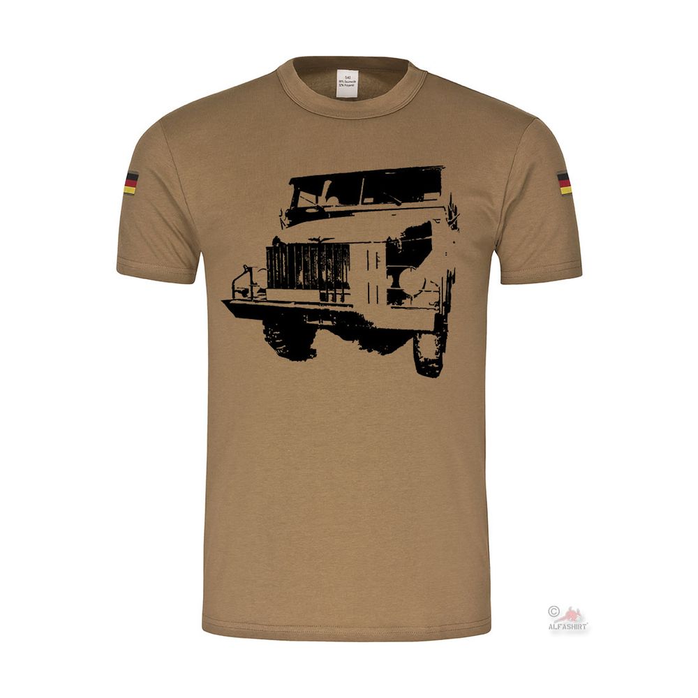 B2000 bucket Bundeswehr truck classic car A-O 0,75 tgl Bremen Borg tropical shirt # 29022