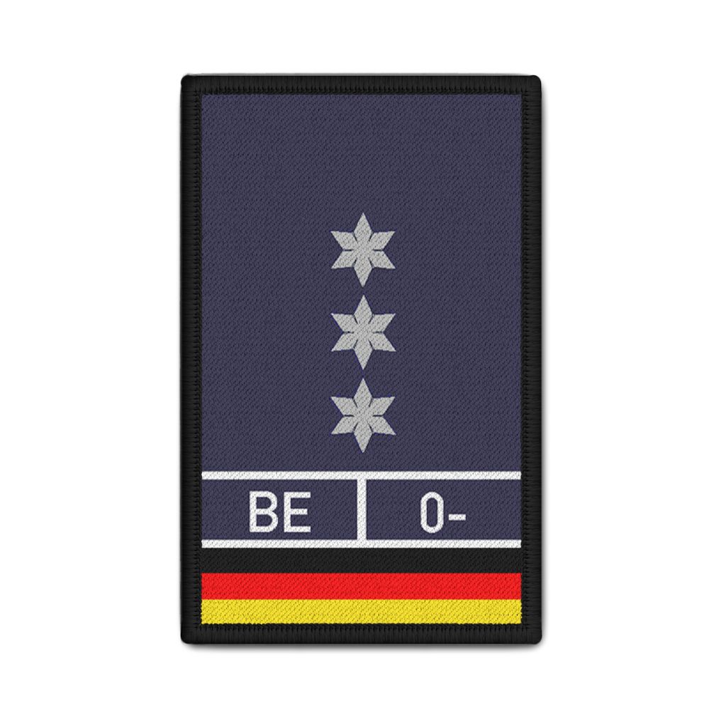 Police chief commissioner Berlin BE service patch PHK PHKin Stern Blood 9.8x6cm # 34041