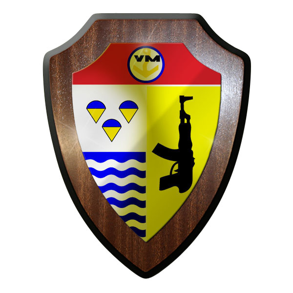 Wappenschild / Wandschild / Wappen - DDR NVA Kampfschwimmer Wappen #8938