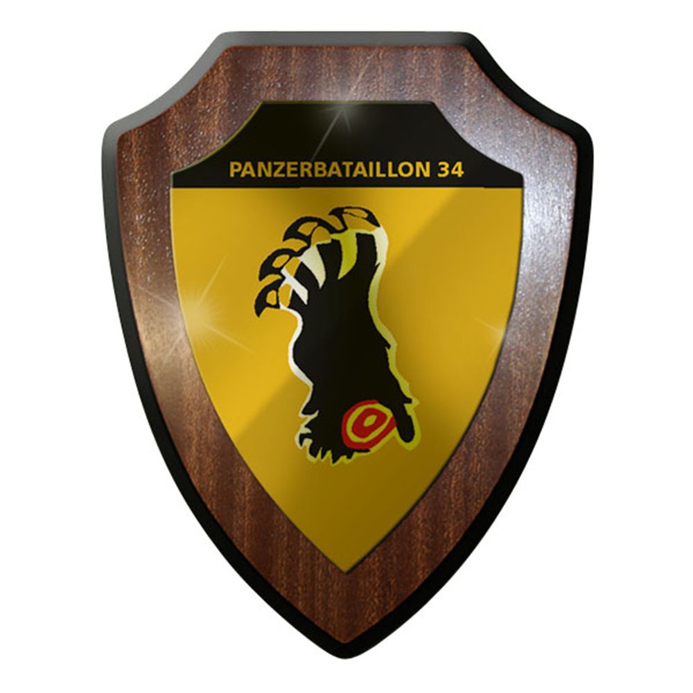 Wappenschild / Wandschild / Wappen - Panzerbataillon 34 PzBtl Panzer Heer #8343