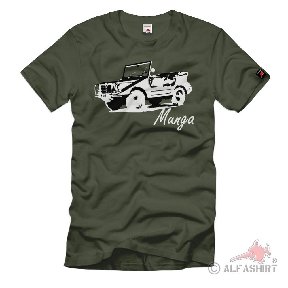 Munga Bundeswehr Oldtimer Auto Multipurpose Universal Off-Road Vehicle - T Shirt # 62