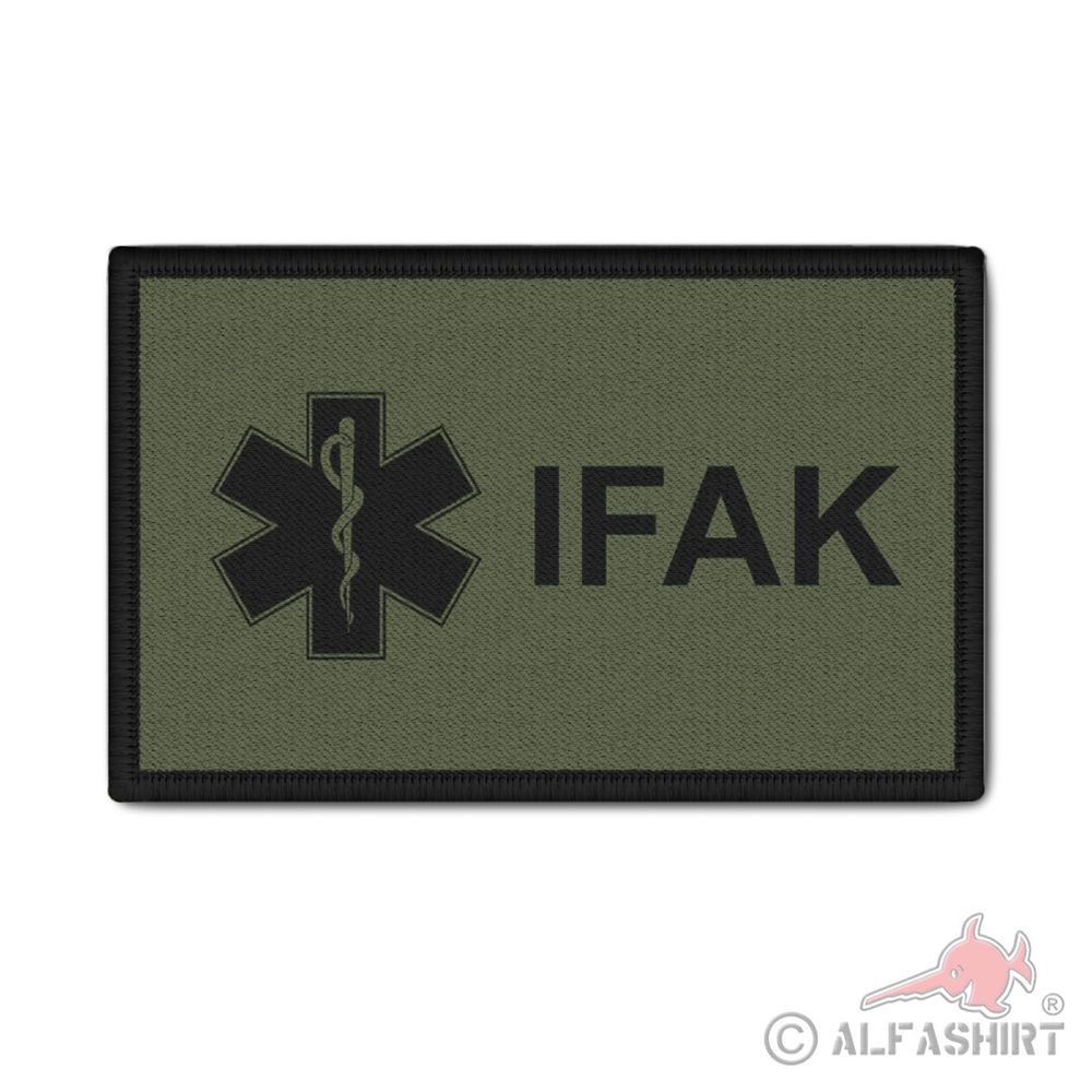 Patch 9,8x6cm Patch für IFAK Caduceus Hermesstab Schlangen Medical Corps #43596