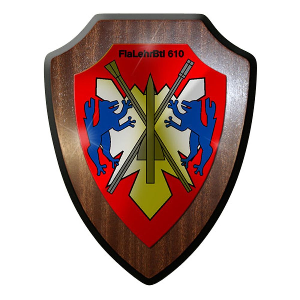 Wappenschild - FlaLehrBtl 610 Flugabwehrlehrbataillon Bund Bw Wappen #12900
