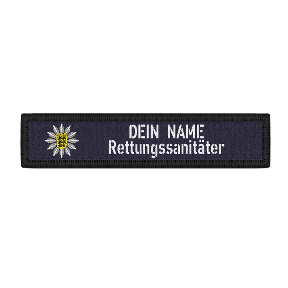 Name patch Police Baden-Württemberg BaWü Paramedic RettSan #46552