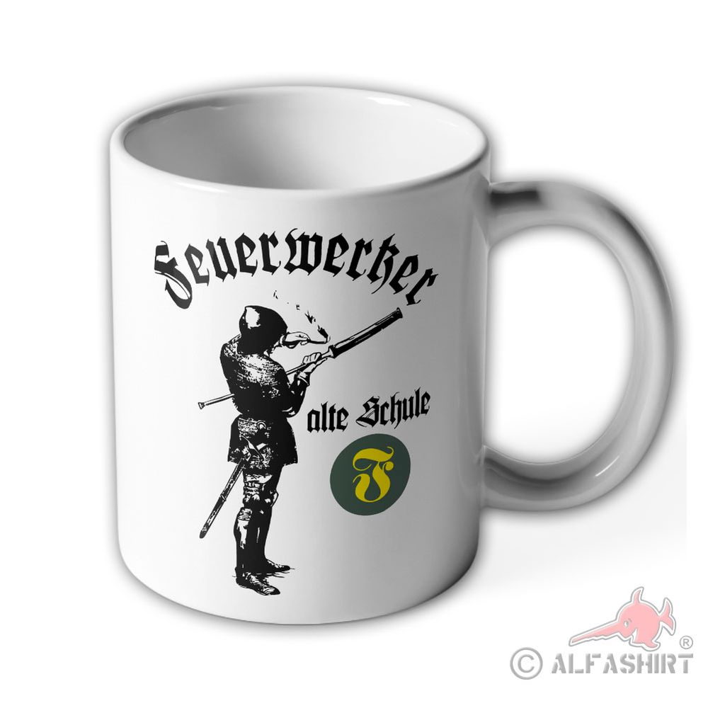 Cup Fireworks Old School Medieval Rocket Badge Master Mug #41177