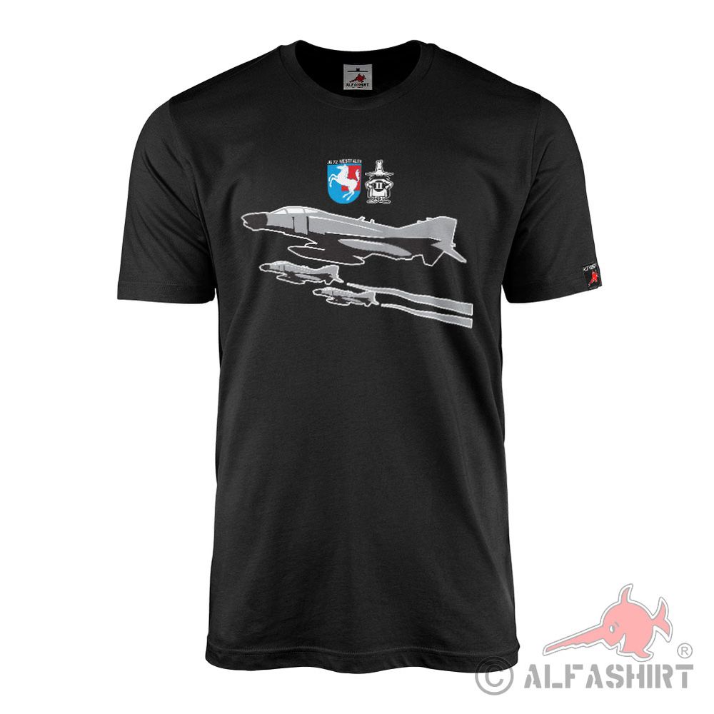 T-Shirt F-4F Phantom Spooky Maskotchen Jagdgeschwader 72 Westfalen #43797