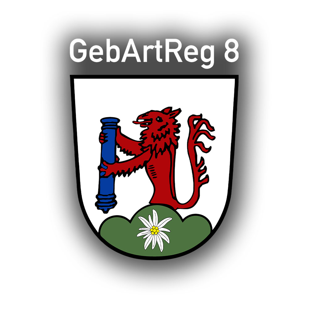Sticker Car GebArtRgt Mountain Artillery Regiment 8 Division #A6498