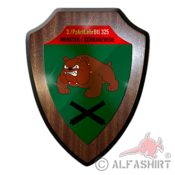 Wappenschild 3 Panzerartillerielehrbataillon 325 PzArtLehrBtl Bundeswehr #30322