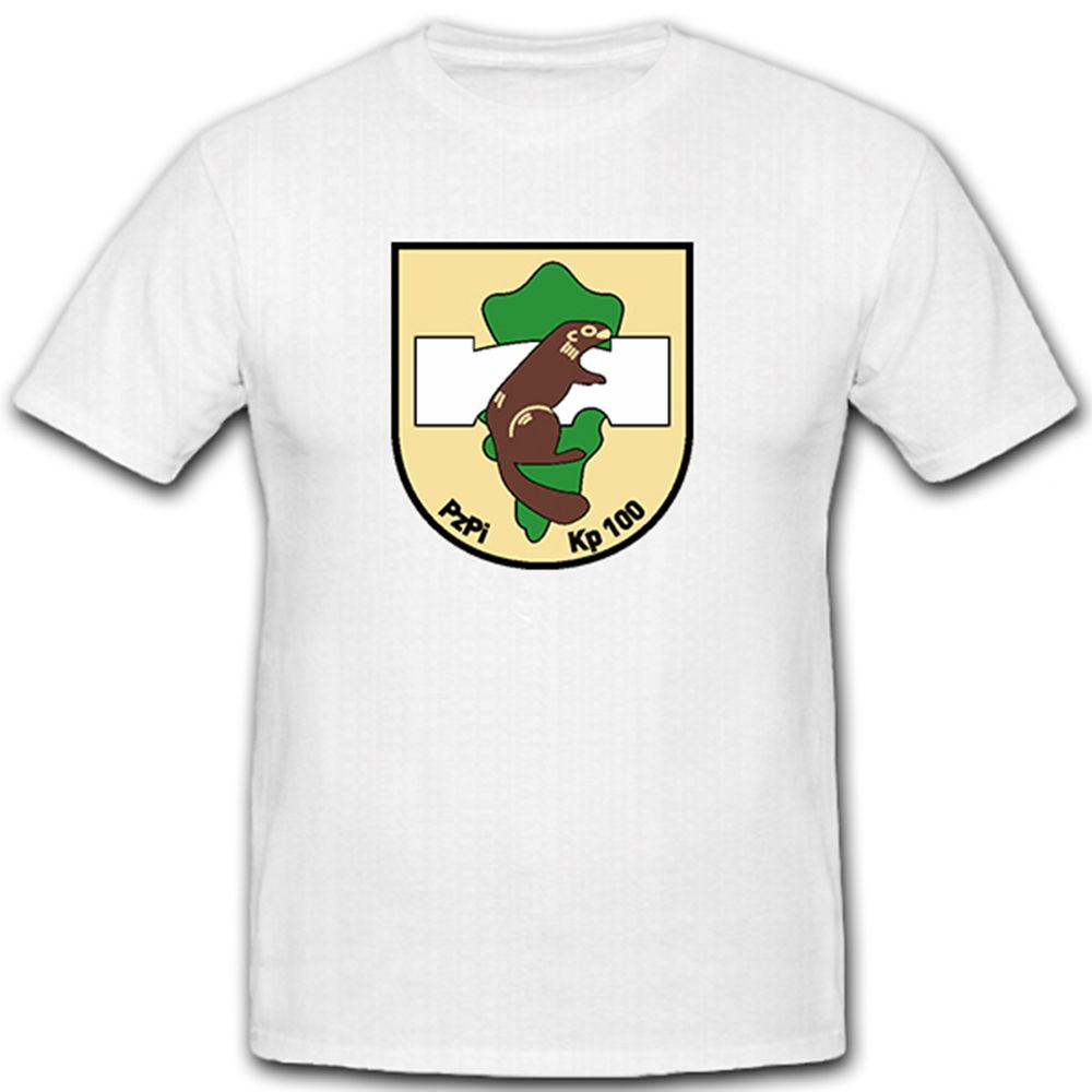 PzPiKp 100 Panzerpionierkomanie Panzer Komoanie Bataillon - T Shirt #10861