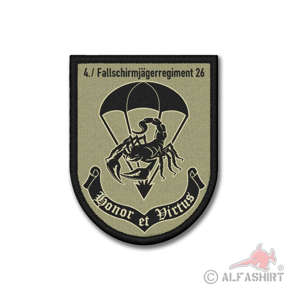 Patch 4. FschJgRgt 26 Kompanie Fallschirmjäger Regiment Bundeswehr #37392