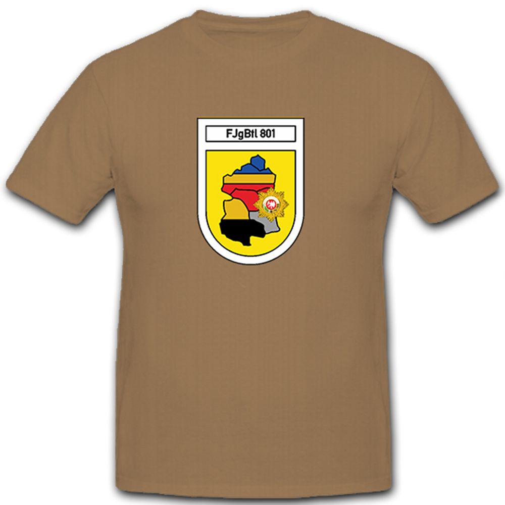 FJgBtl 801 Feldjäger Battalion 801 Germany Bundeswehr Military T Shirt # 12099