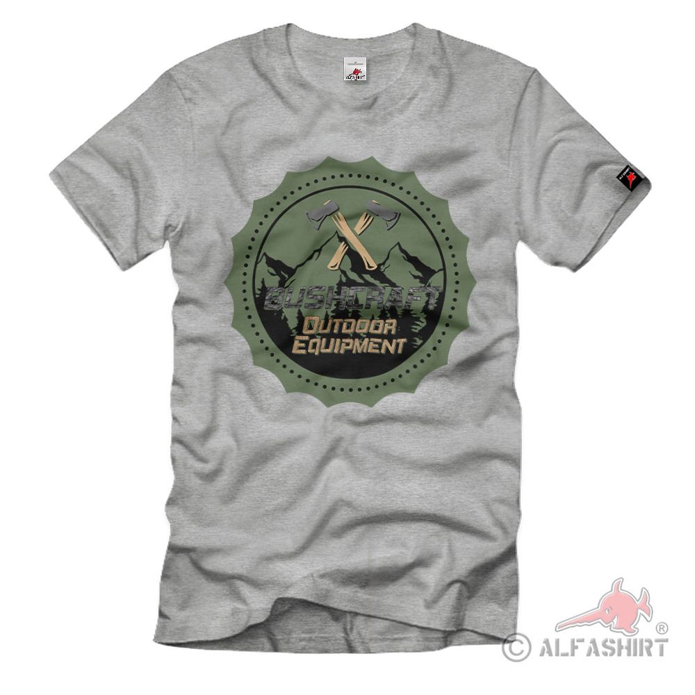 Bushcraft Survival Outdoor Adventure backpacking shelter compass T-Shirt # 36731