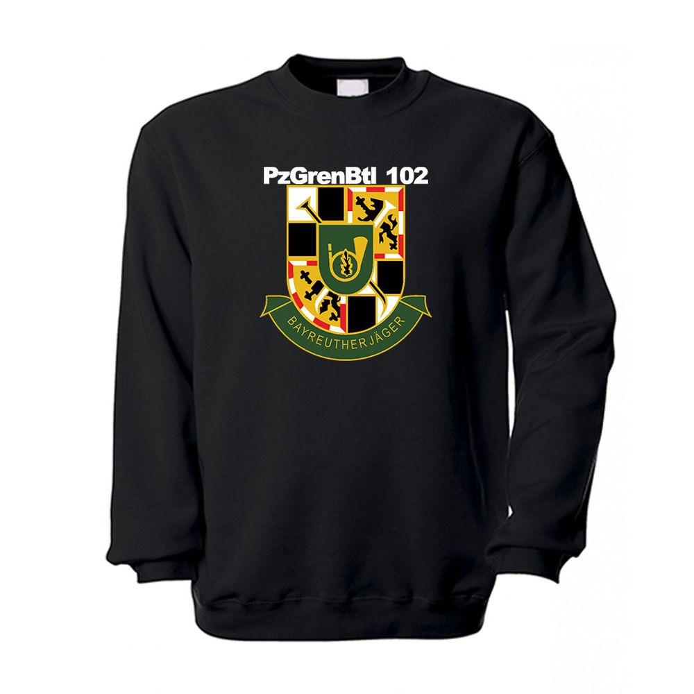 PzGrenBtl 102 Bundeswehr Bayreuther Jäger Panzergrenadier - Pullover #9802 
