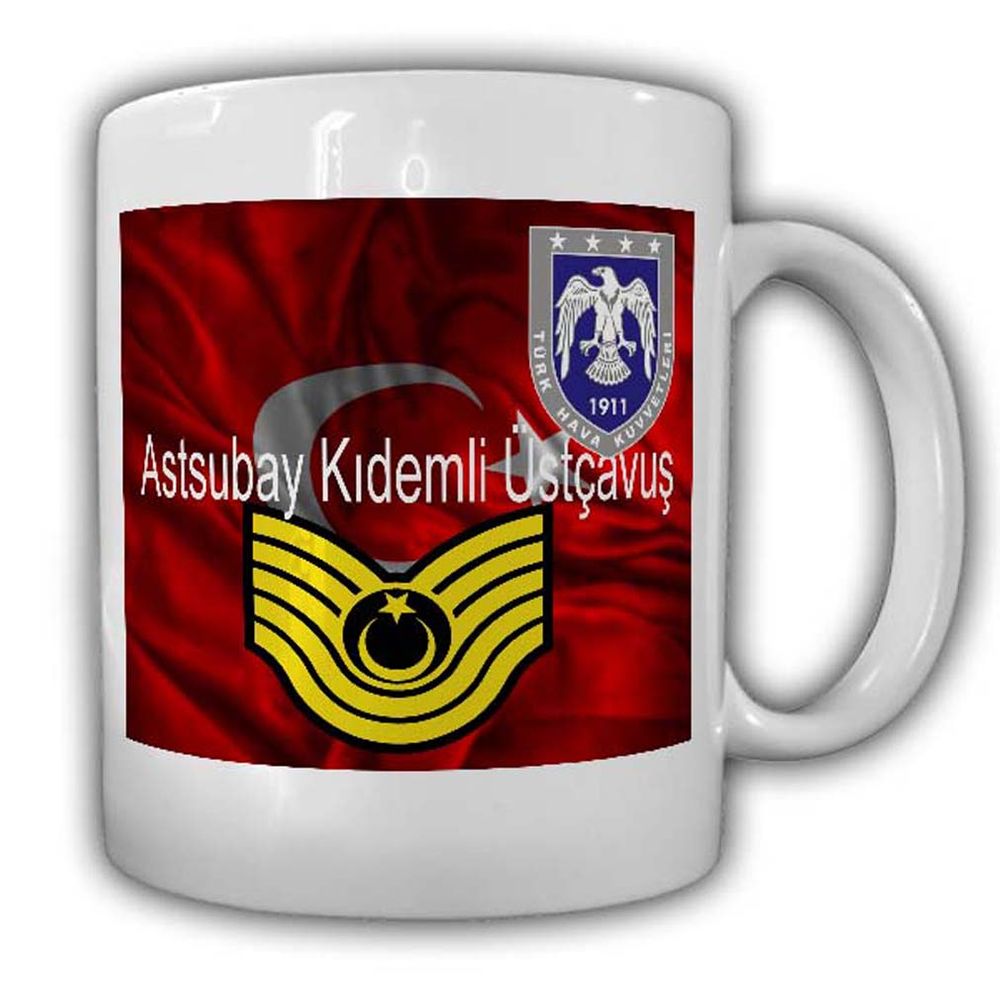 Türk Hava Kuvvetleri Astsubay Kidemli Üstcavus Tasse Militär Türkei #22684