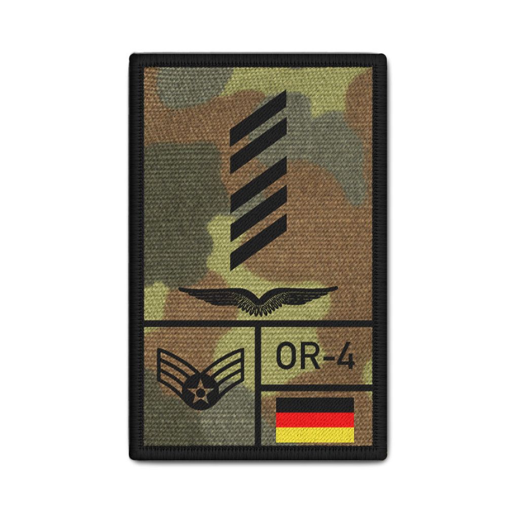 Rank Patch Bundeswehr Heer Luftwaffe Marine Flecktarn #BW-Patch