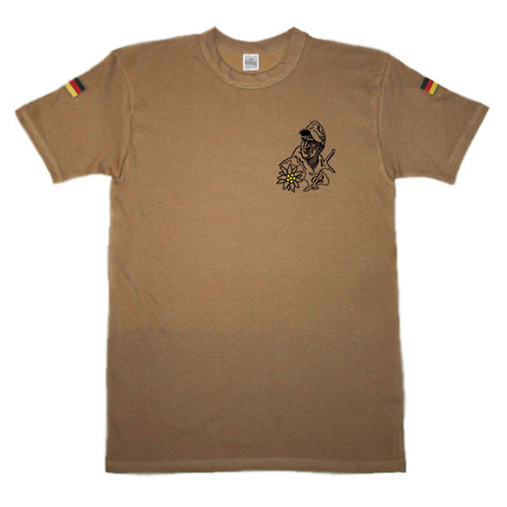Gebirgsjäger mit Edelweiss original Tropenshirt nach TL ISAF Bundeswehr #14664