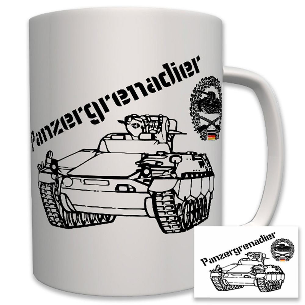 Panzergrenadier Marder Panzergrenadiere SPZ Bundeswehr - Tasse #6195