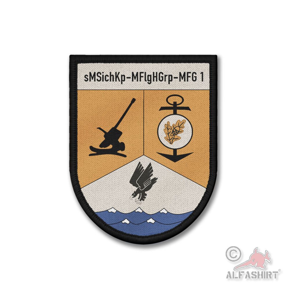 Patch 9x7cm 1 schwere Marinesicherungskompanie sMSichKp #45284