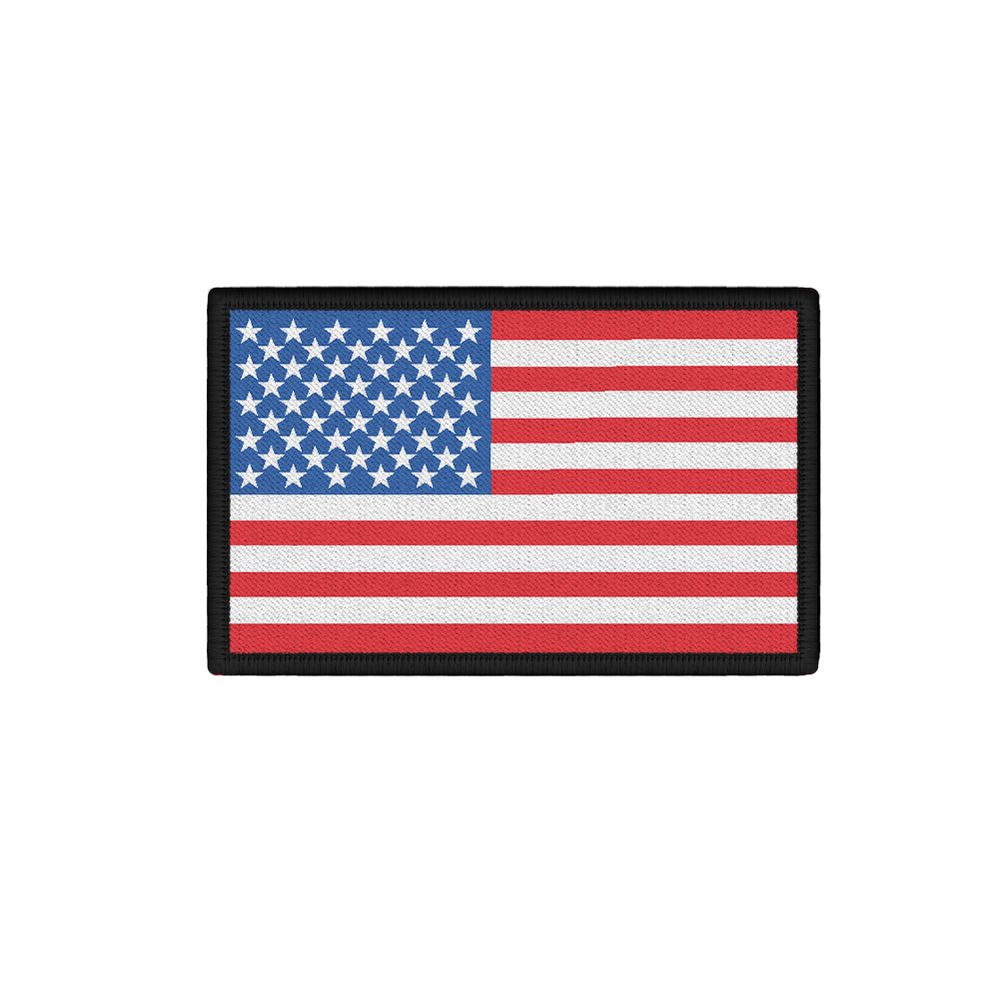 Patch 7,5x4,5 USA flag Army America flag badge uniform stars red # 35970