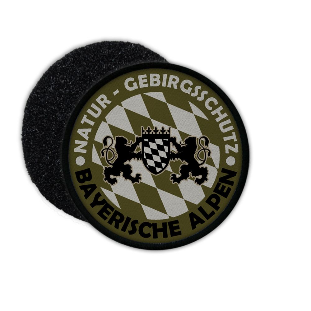Patch  Flausch Natur Gebirgsschutz Bayern Bayrische Alpen Heimat #23058