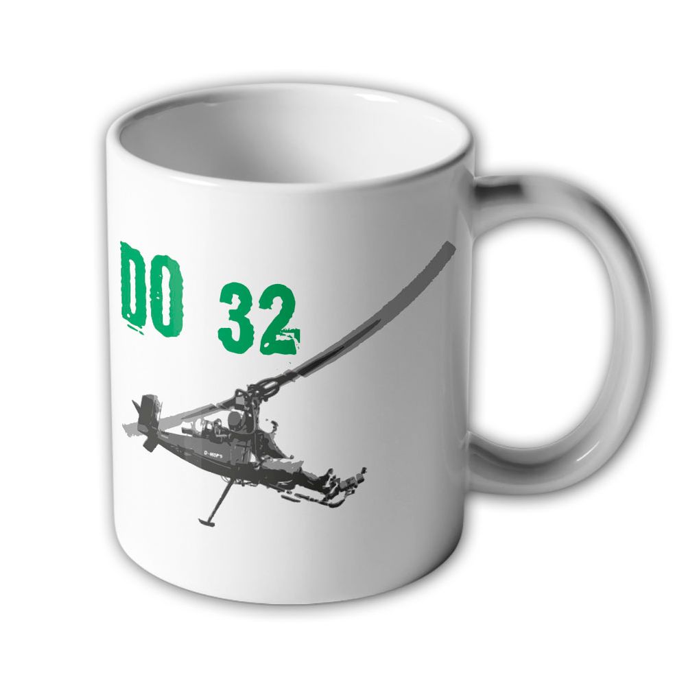Cup Do 32 Helicopter Prototype Folding Military Helicopter #8771