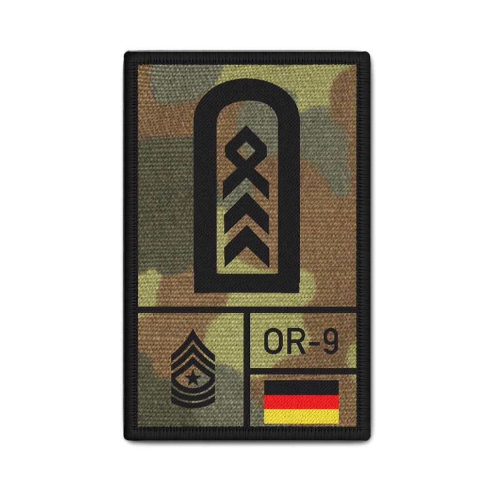 Rank Patch Bundeswehr Heer Luftwaffe Marine Flecktarn #BW-Patch