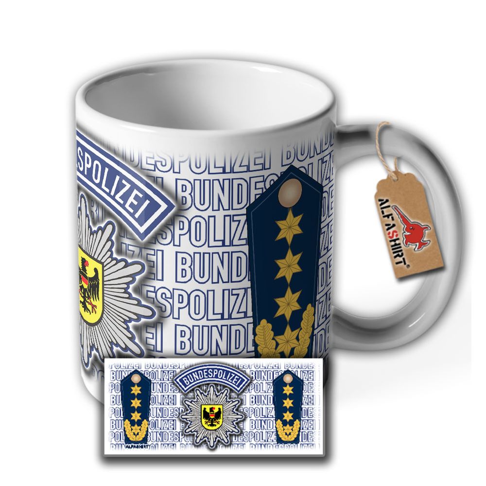 President of the Federal Police Bureau BPOL Head Souvenir Mug # 29153