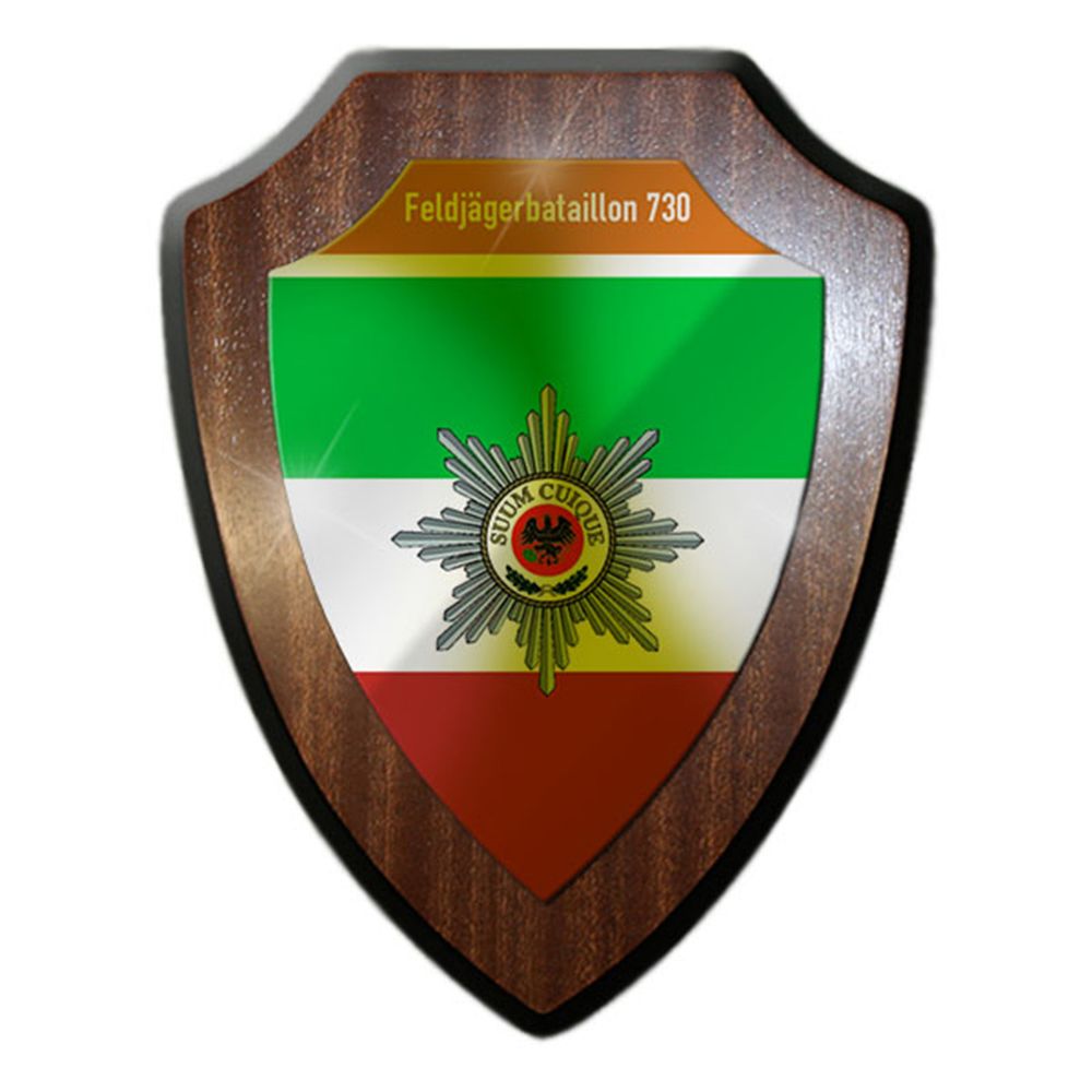 Heraldic shield / wall shield -FjgBtl 730 Feldjäger Feldjägerbataillon # 14990