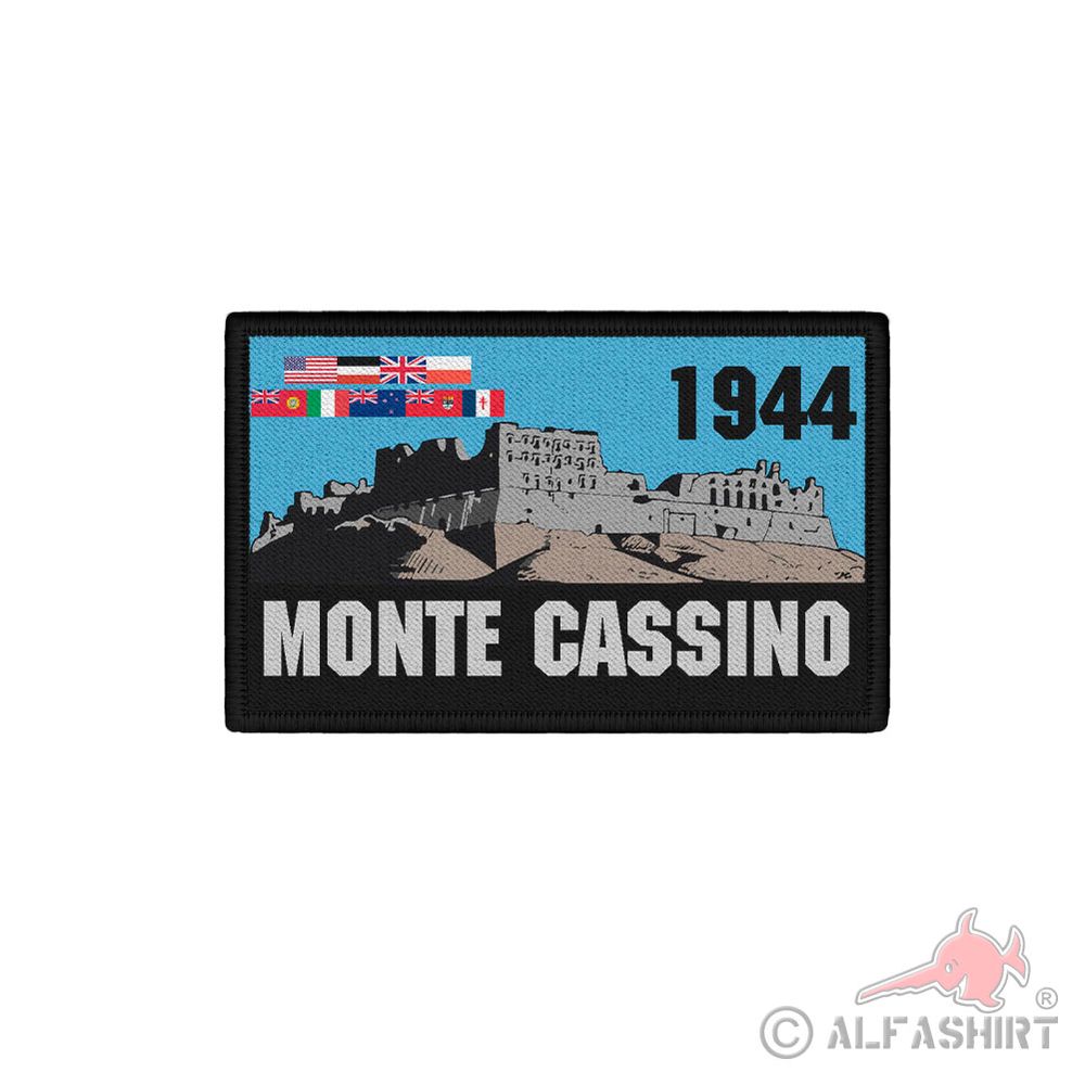 Patch 7.5x4.5cm Monte Cassino 1944 WW2 Monastery Paratrooper Patch #5494