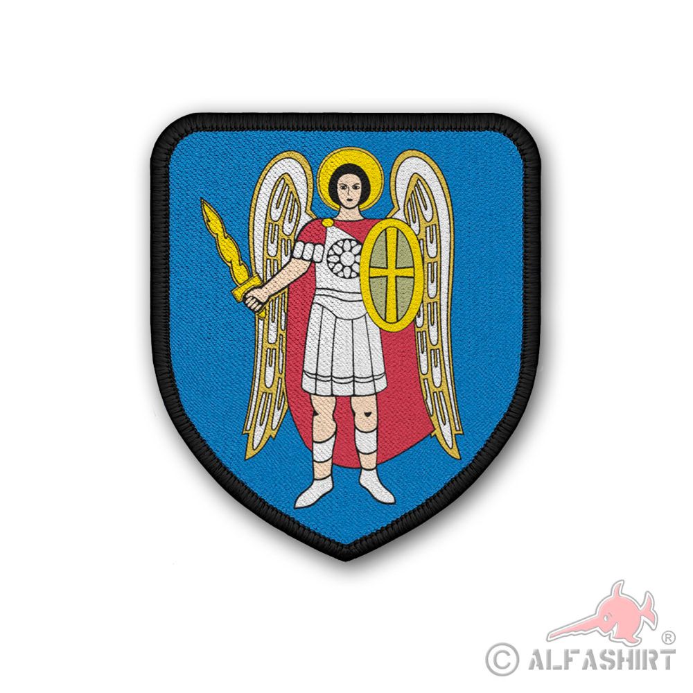 Patch Kiew Wappen Київ Kyjiw Stadt Ukraine Dnepr Aufnäher#39139