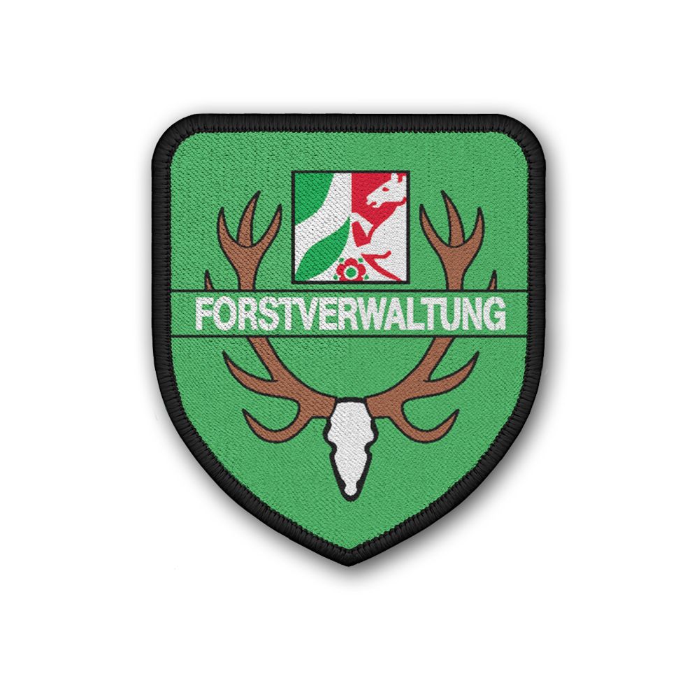 Patch Forstverwaltung Förster Jäger Revier Aufnäher Wappen Abzeichen Wald #34921