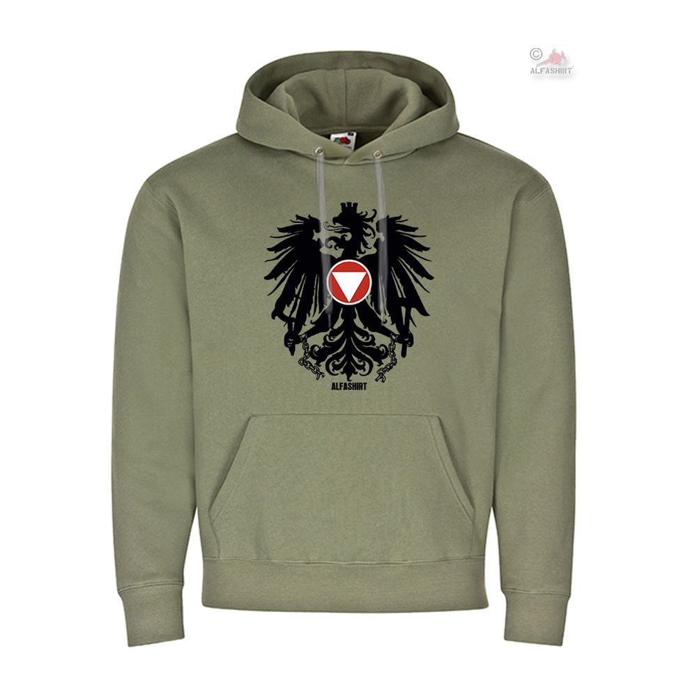 Federal Army Austria Eagle JaKdo Coat of Arms Badge Alps Hoodie # 19755