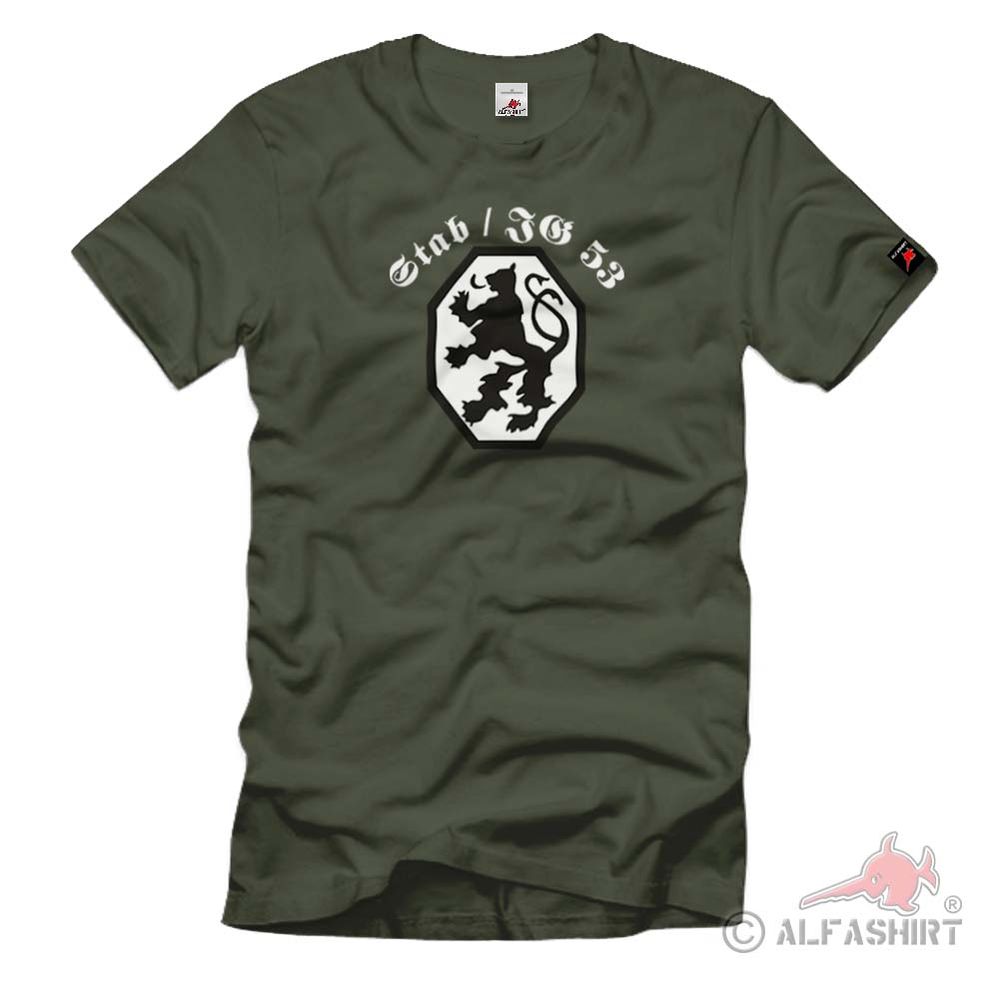 Jagdgeschwader Militär Einheit Wappen Abzeichen Luftwaffe Stab T Shirt #1784