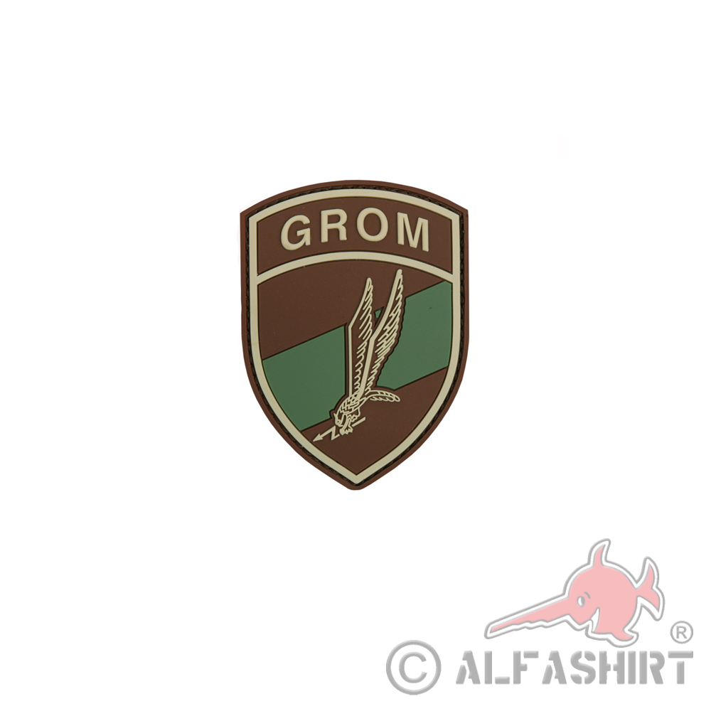 3D Rubber Grom Multi Tarn Patch Einheit Adler Truppe Alfashirt 8  x 6 cm#26963