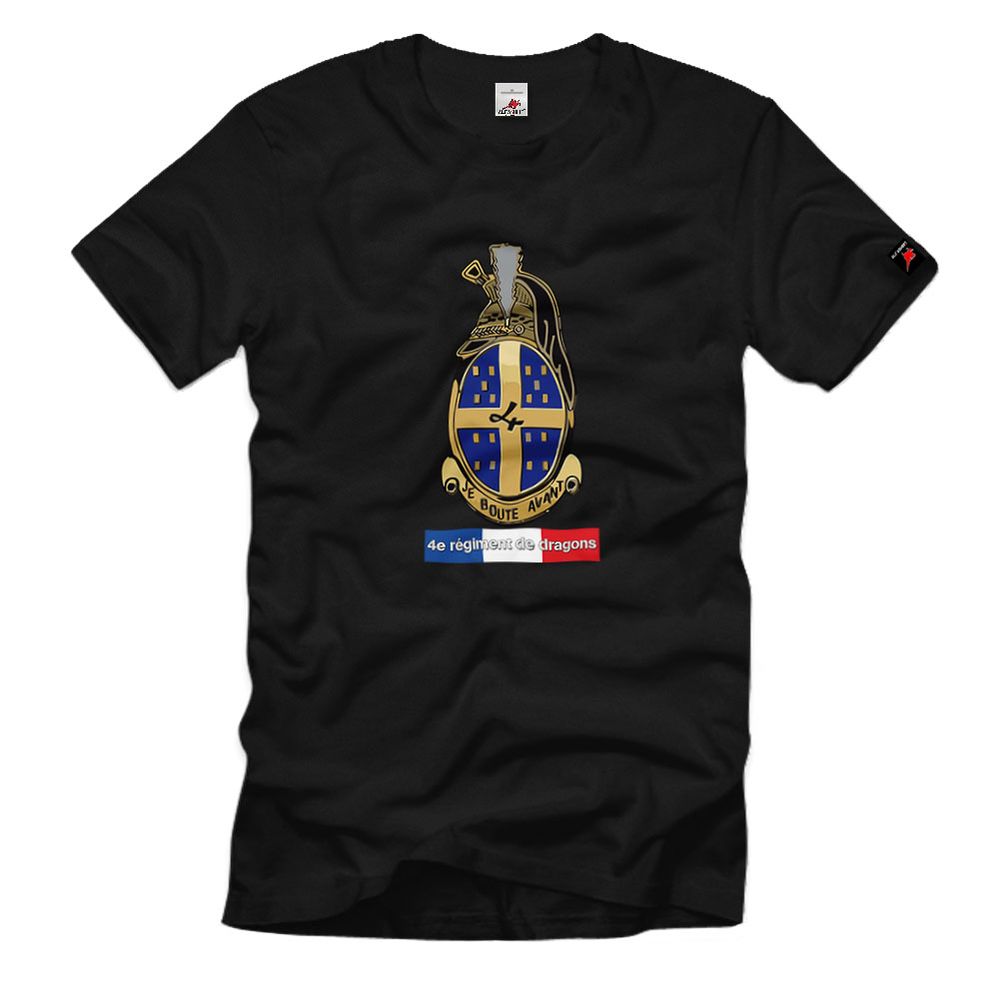 4e régiment de dragons-France Coat of Arms Unit Military - T Shirt # 10999