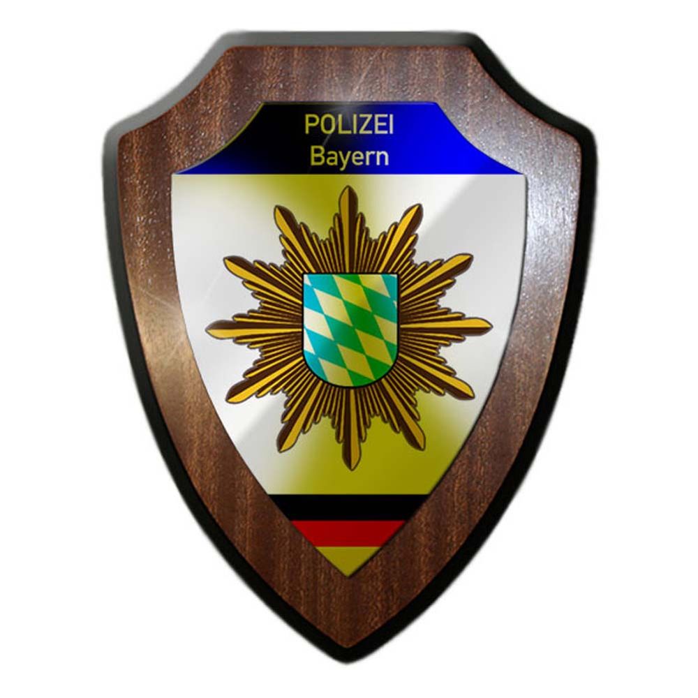 Wappenschild Polizei Bayern Wappen Abzeichen Nürnberg Dienstzeit Polizist #23082