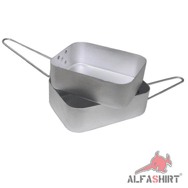 Survival Cookware Set Pot Pan Camping Alu Cooking Dinnerware # 17591