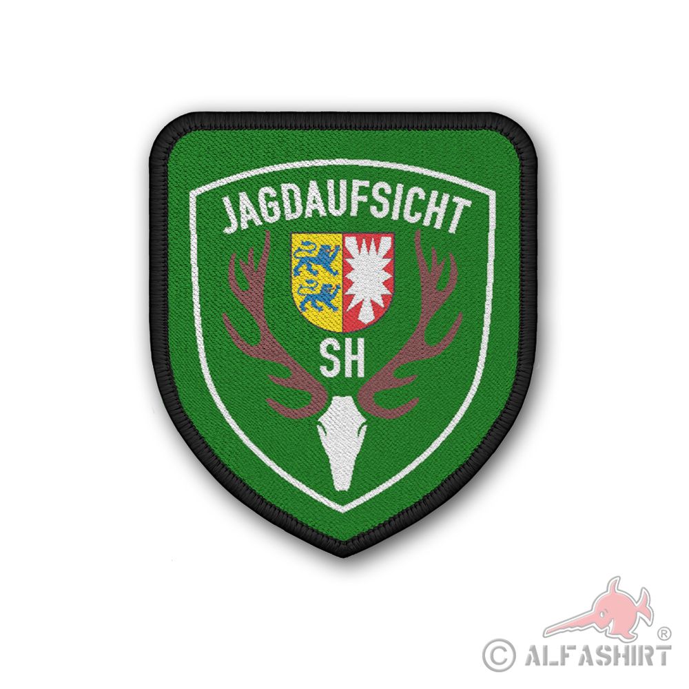 Patch Jagdaufsicht SH Jäger Förster Uniform Bundesland Schutz Wild Hobby #37630