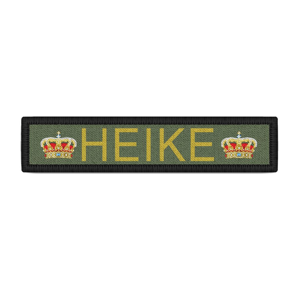 Patch Name Tag Heike Queen Humor Fun Costume Carnival Halloween # 26399