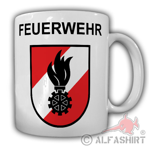 Fire Brigade Austria Austria Corps Badge Volunteer FFOE - Cup # 25512