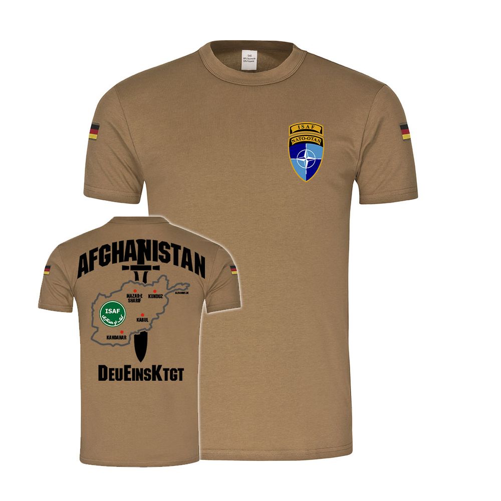 BW Tropen Afghanistan Einsatz DeuEinsKtgt Bundeswehr ISAF T-Shirt#34800