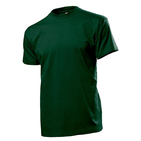 T-Shirt grün Männer Hemd Rundhals 100% Baumwolle 185 g-m² - T Shirt #12825