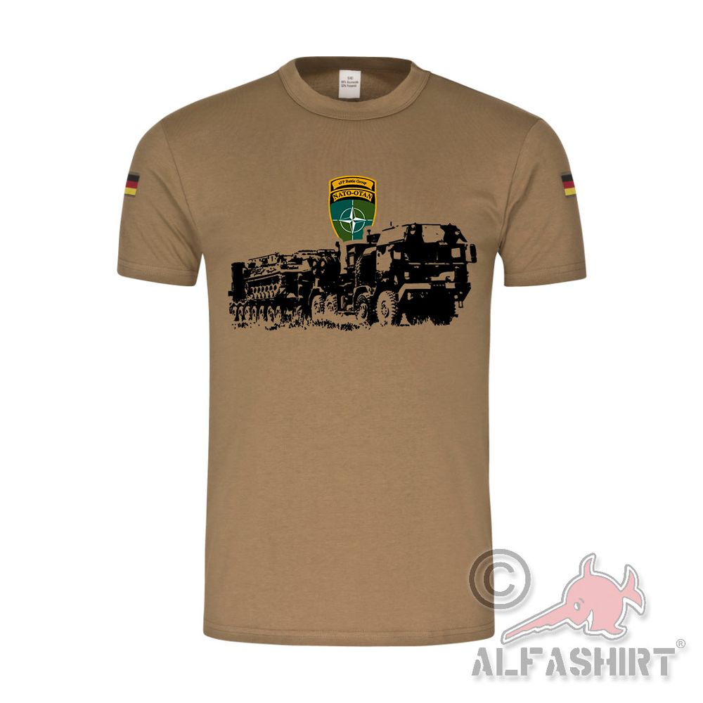 BW Tropics eFP BG SLT heavy-duty transporter Mammut_Bundeswehr Nato T-Shirt#40309