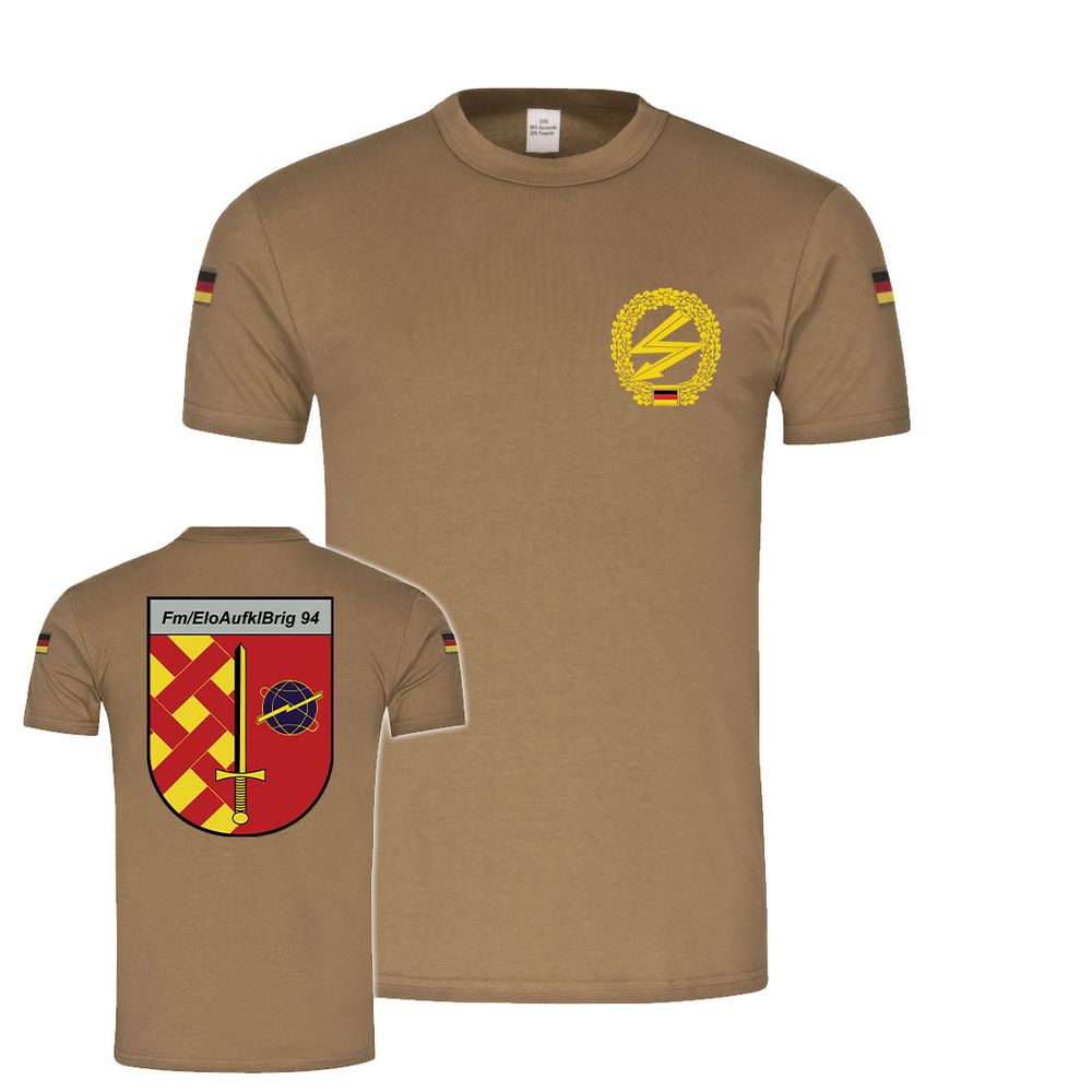 BW Tropenshirt Fernmelder Fm EloAufklBrig Fernmelde- und Elektronische #47332