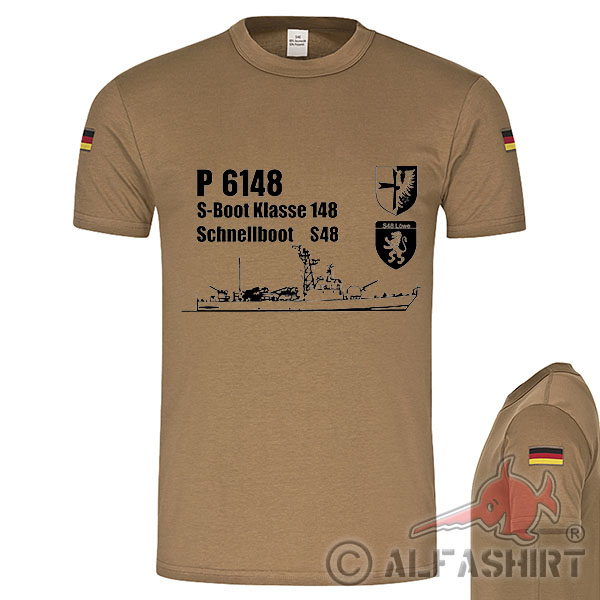 BW Tropen Schnellboot S48 P6148 5 Schnellbootgeschwader Tropenshirt #25978