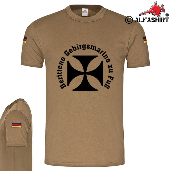 BW Tropen Berittene Gebirgsmarine zu Fuß EK original Tropenshirt #15077